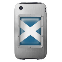 L'Ecosse en acier inoxydable Étui iPhone 3 Tough