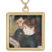 Lecture de couples (Edmond Renoir et marguerite de Bijouterie Personnalisée
