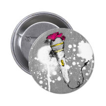 LEEF! PUNK MEISJE SPELDBUTTON