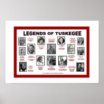 LÉGENDES DE TUSKEGEE AFFICHE