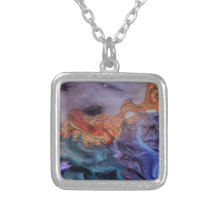 Légumes abstraits pendentif personnalisé