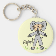 L'éléphant habillent le T-shirts et les cadeaux Porte-clés