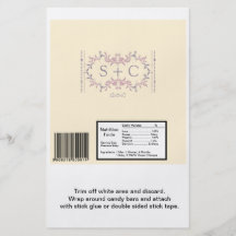 L'emballage de grand Hershey de mariage pourpre él Tract Personnalisé