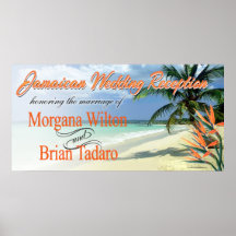 L'émeraude arrose la réception de mariage jamaïcai posters
