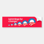 Lemmings pour le changement Bumpersticker Autocollant Pour Voiture