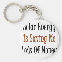 L'énergie solaire me sauve un bon nombre d'argent porte-clés
