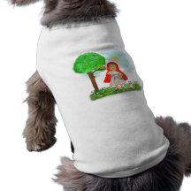 l'enfant de la capuche rouge manteaux pour chien