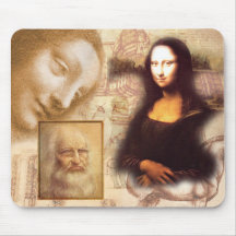 Léonard-De-Vinci Tapis De Souris