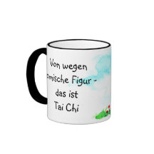 Leonardi-Engel macht Tai Chi Kaffee Haferl