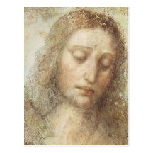 Leonardo da Vinci - Christus Wenskaart