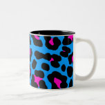 Léopard bleu vintage du tigre 80s de Corey Tasse À Café