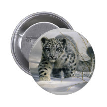 Léopard de neige badges