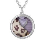 Leopards 'n Lace - purple - Pendant