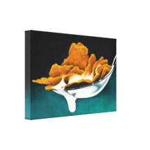 Lepel het Schilderen van het Graangewas en van de  Stretched Canvas Afdrukken