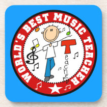 Leraar van de Muziek van de wereld de Beste kurk onderzetters