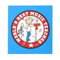 Leraar van de Muziek van de wereld de Beste notitieblokken
