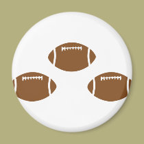 les 3 football magnets