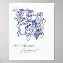 Les 3 HOMMES de l'OEIL Affiches