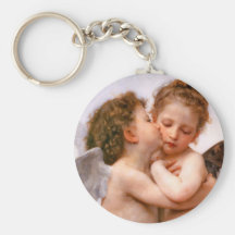 Les anges embrassent d'abord, Bouguereau Porte-clefs
