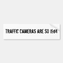 Les appareils-photo du trafic sont TELLEMENT 1984 Autocollants Pour Voiture