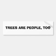 LES ARBRES SONT LES GENS, AUSSI AUTOCOLLANTS POUR VOITURE