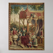 Les astronomes, atelier de Beauvais, 1711 Posters