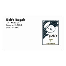 Les bagels de Bob Cartes De Visite Professionnelles