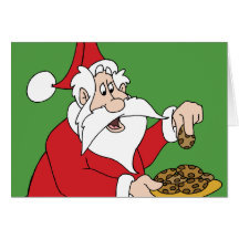 Les biscuits de Père Noël Cartes De Vœux