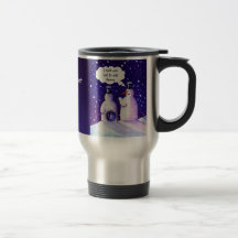 Les bonhommes de neige ne mangent pas des haricots tasse