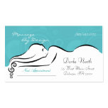 Les cartes de visite de Darla [bleu de spa] Modèle De Carte De Visite