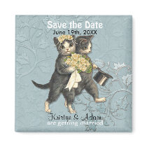 Les chats de mariage sauvent le magnet de date - A
