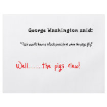 Les citations drôles George Washington ont indiqué