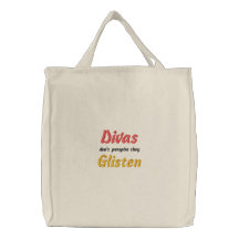 Les divas ne les transpirent pas scintillent sac de toile