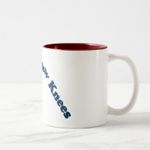 Les doubles cadeaux de rechange de genou | obtienn mugs à café