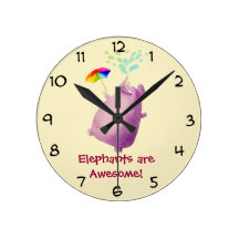 Les éléphants sont impressionnants