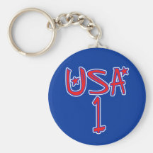Les ETATS-UNIS 1 !  Les Etats-Unis numéro un ! Porte-clef