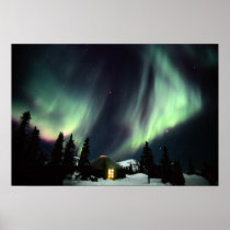 Les Etats-Unis, Alaska, Chena Hot Springs. L'auror Poster
