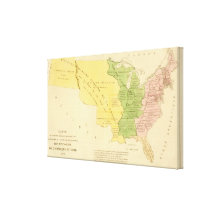 Les Etats-Unis de l'Amérique du Nord Impression Sur Toile