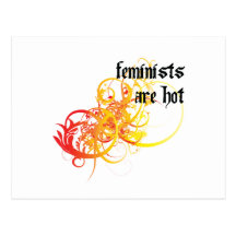 Les féministes sont chauds cartes postales