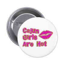 Les filles de Cajun sont chaudes Badge Avec Épingle