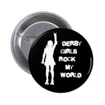 Les filles de Derby basculent mon bouton du monde Badges Avec Agrafe