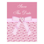 Les flamants roses sauvent le mariage de date carte postale