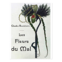 Les Fleur du Mal - Baudelaire Carte Postale
