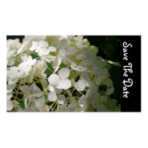 Les fleurs blanches sauvent le carte de visite de 