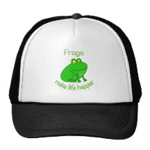 Les grenouilles rendent la vie plus heureuse casquette de camionneur