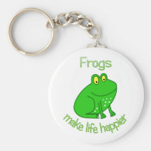 Les grenouilles rendent la vie plus heureuse porte-clé