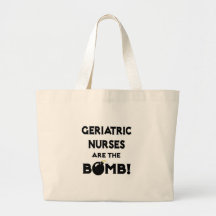 Les infirmières gériatriques sont la bombe ! sacs en toile