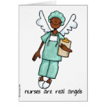 les infirmières sont vrais angels3 cartes de vœux