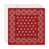 Les invitations de Bandana invite à la partie occi