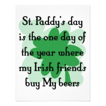 Les Irlandais achètent ma bière Invitation Personnalisée